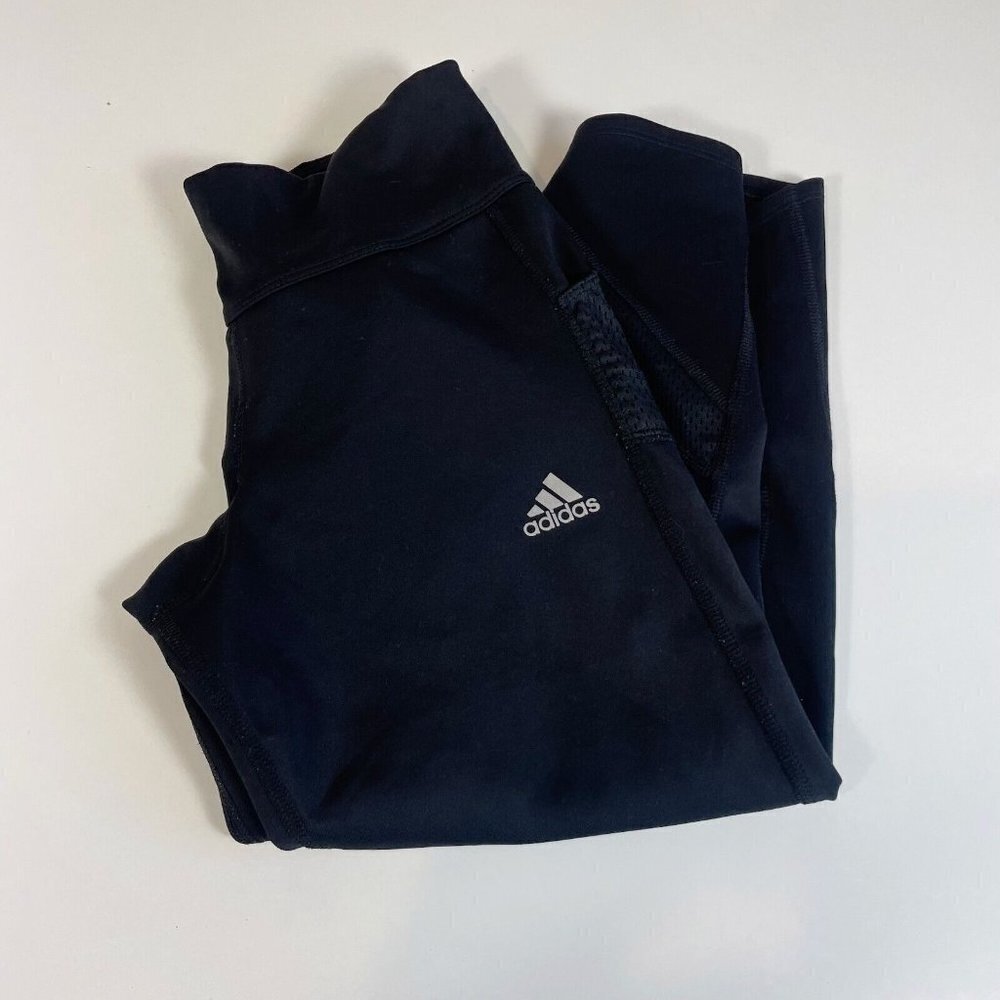 Adidas Womens Aero Running Own The Run 3/4 Cropped Tights Black S Mesh‎ Pockets